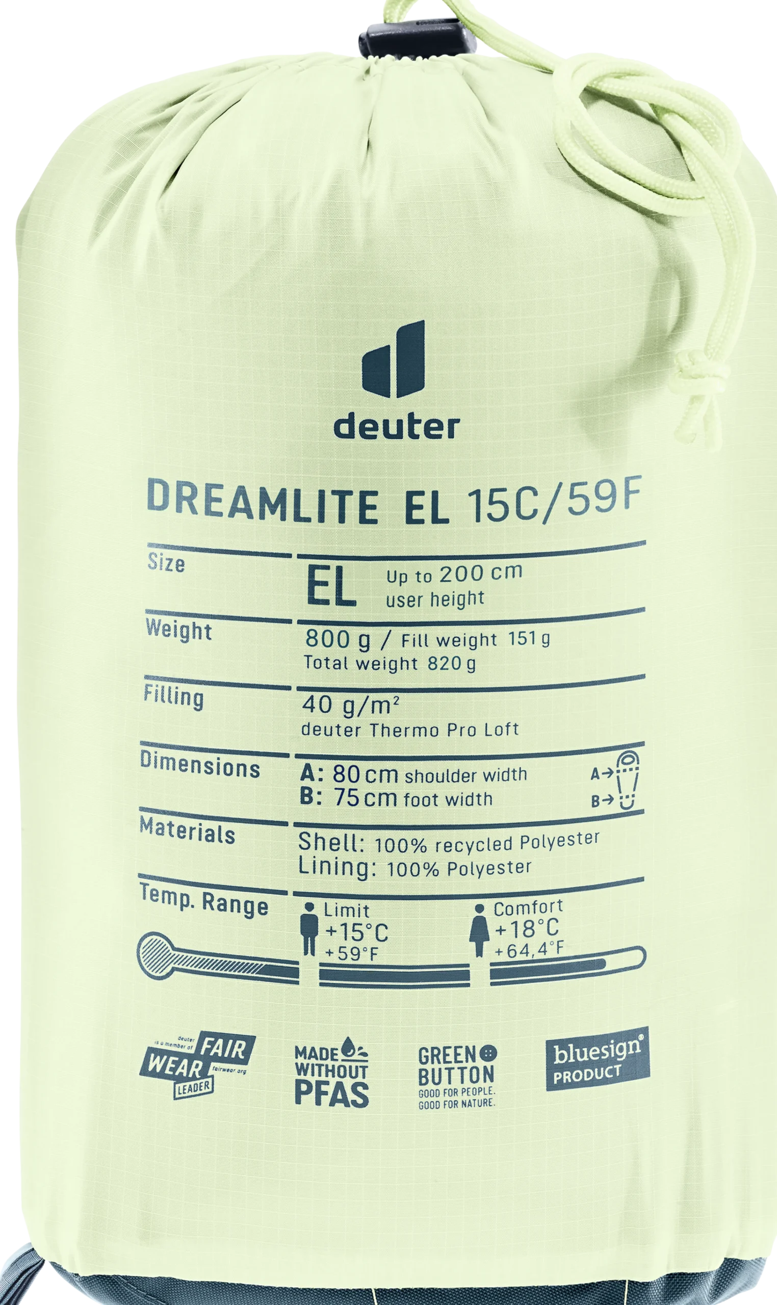 Dreamlite EL 15C/59F